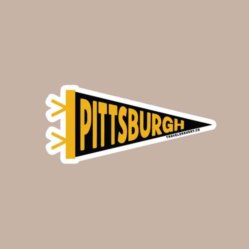 PITTSBURGH Pennant Sticker