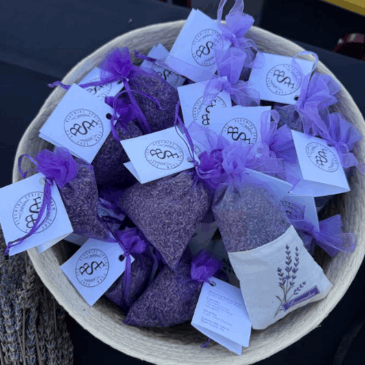 Lavender Organza Sachet Bags