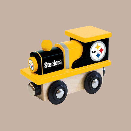 Pittsburgh Steelers Toy Trains-Toddler Toy-Pittsburgh Steelers-Steelers Train Engine-KINSHIP GIFT