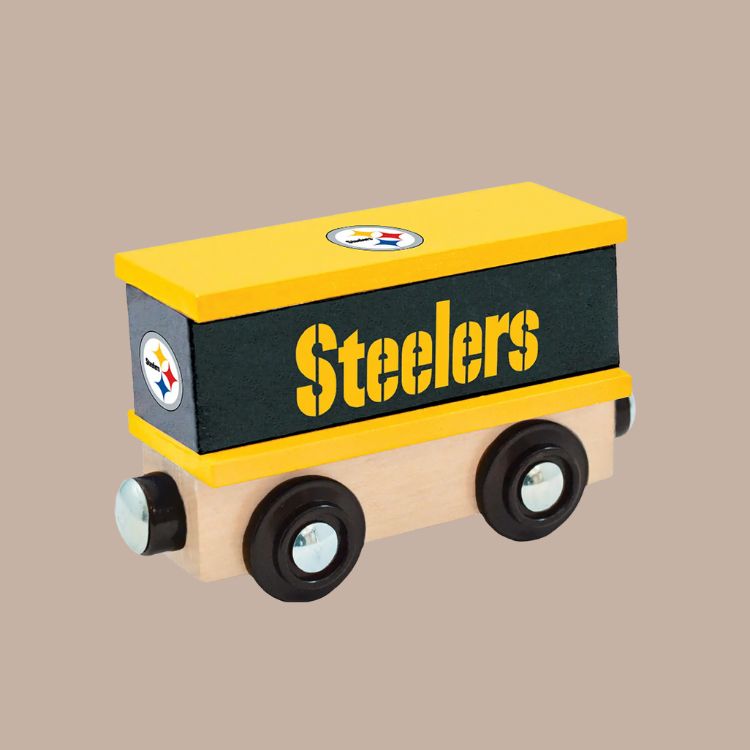 Pittsburgh Steelers Toy Trains-Toddler Toy-Pittsburgh Steelers-Steelers Box Car-KINSHIP GIFT