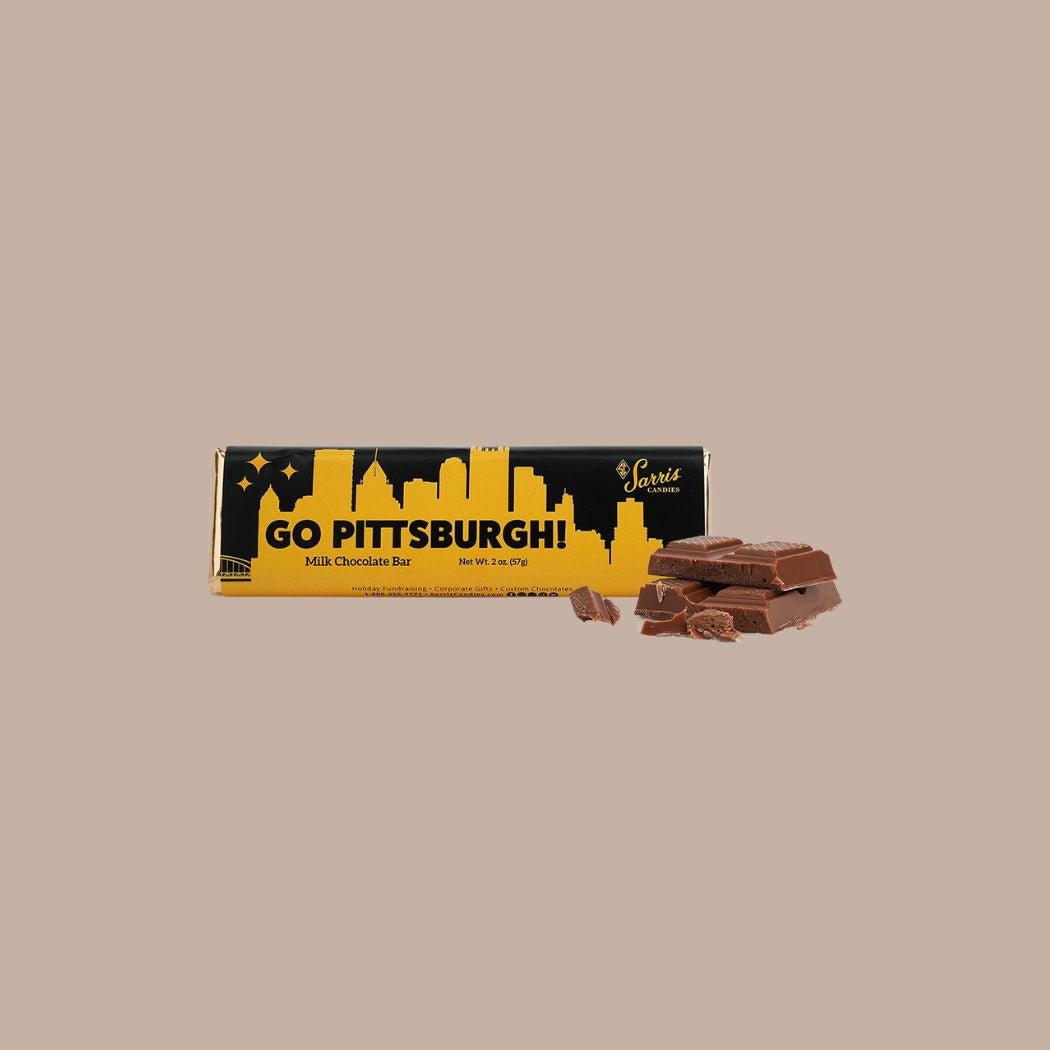 Sarris Go Pittsburgh Milk Chocolate Bar