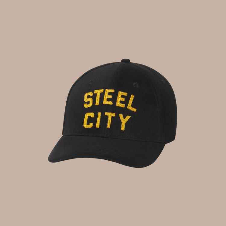 Stitched Logo Steel City Strapback Hat