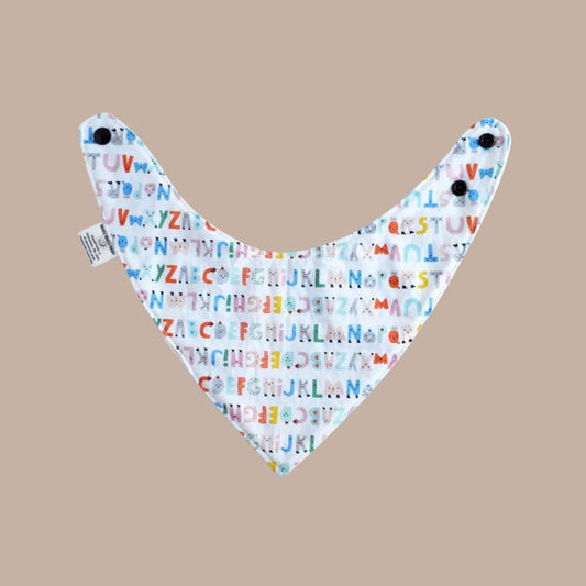 Baby Bibs - Alphabet-Box Builder Item-Waku Waku Baby-KINSHIP GIFT