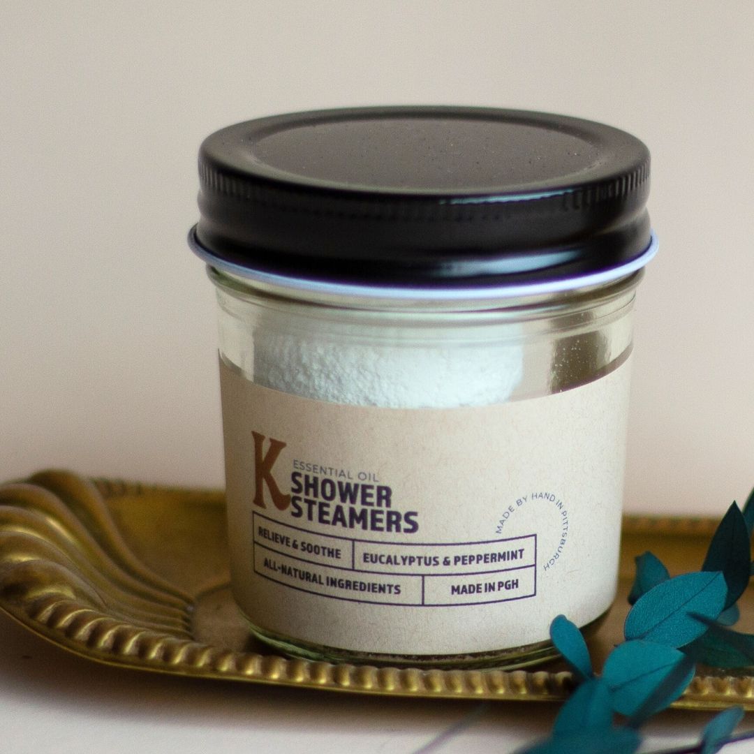 Small Eucalyptus and Peppermint Shower Steamers - 5 Count