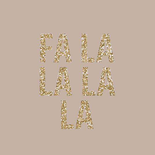 Fa la la la Banner-Studio Pep-KINSHIP GIFT