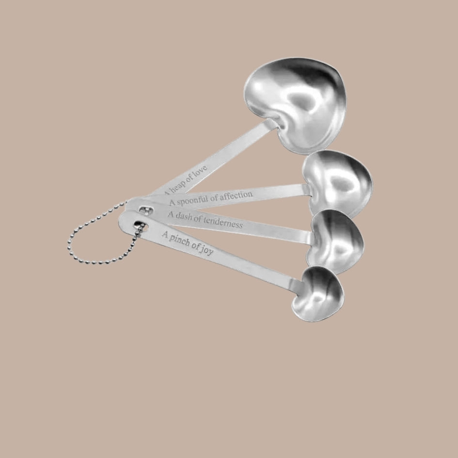 Heart-Shaped Measuring Spoons