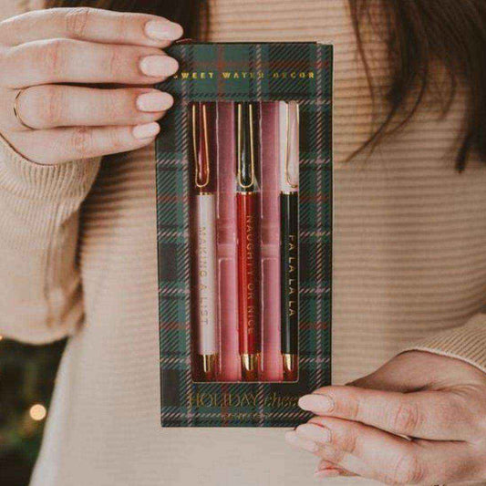 Holiday Cheer Metal Pen Set