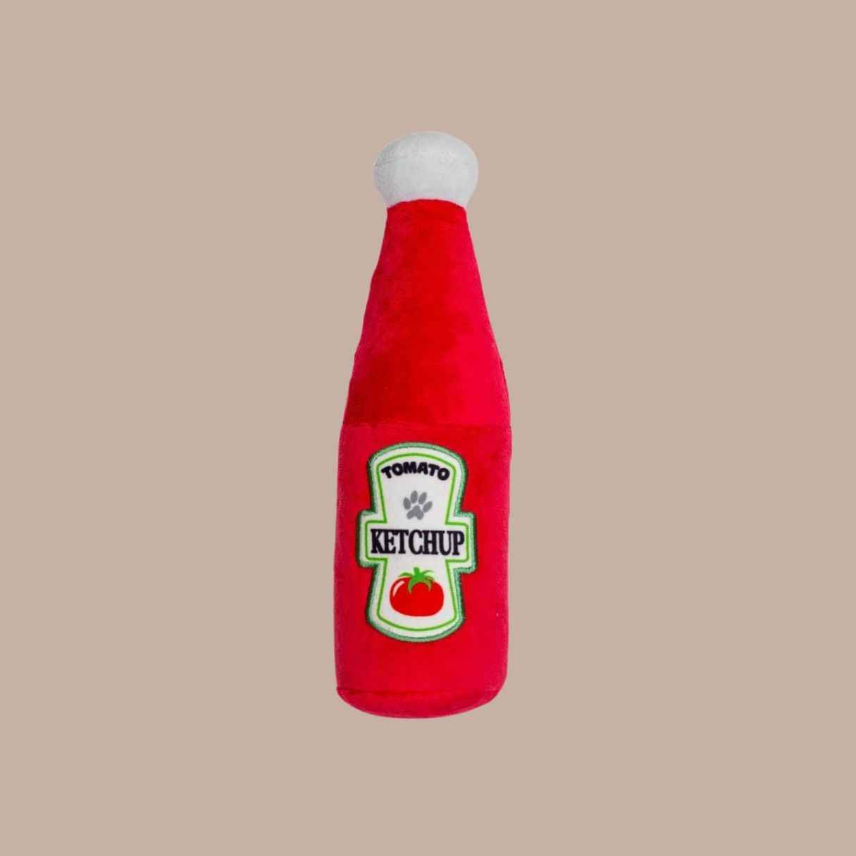 Ketchup Bottle Dog Toy