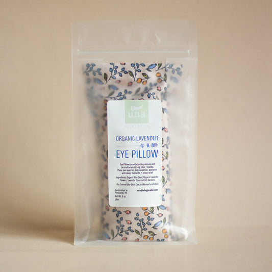 Organic Lavender Eye Pillow-Box Builder Item-Una Biologicals-KINSHIP GIFT