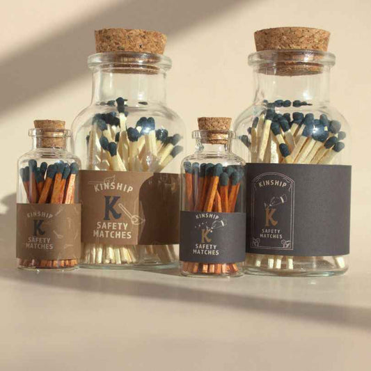 Large safety match jar