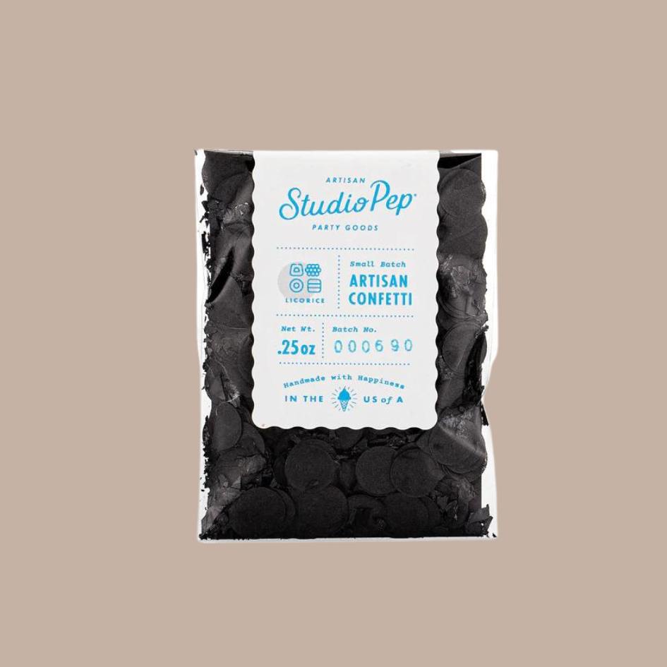 Liccorice Black Artisan Confetti