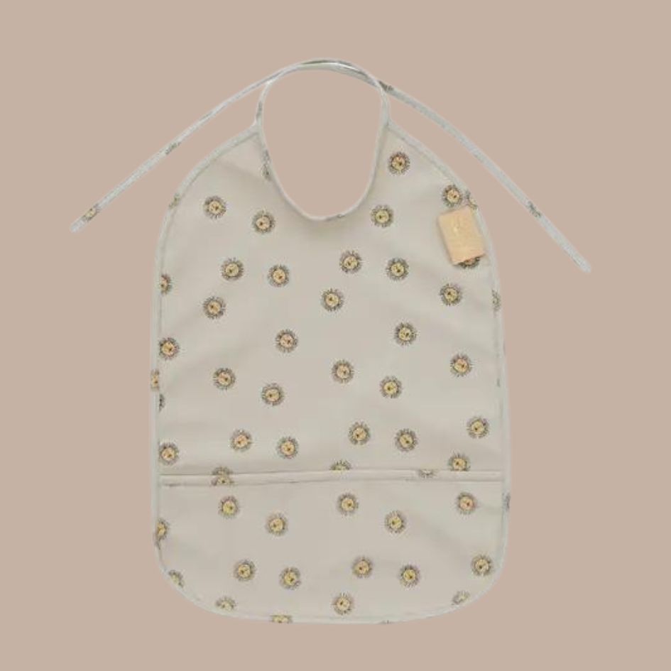 Lion Bib - Grey
