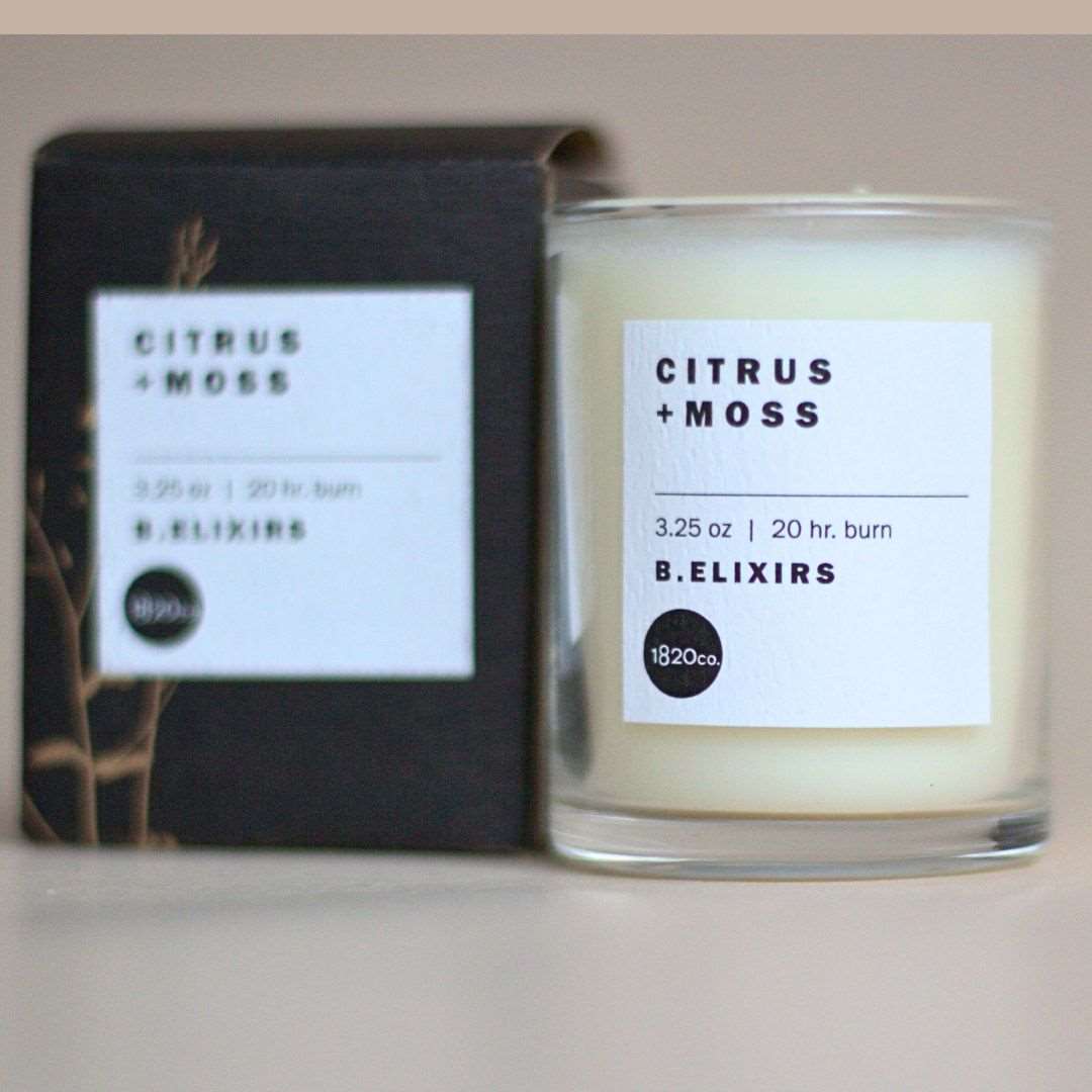 Mini 3.25 oz Citrus + Moss Soy Candle