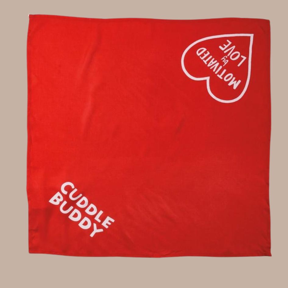 Motivated by Love/Cuddle Buddy Pet Bandana (Reversible)