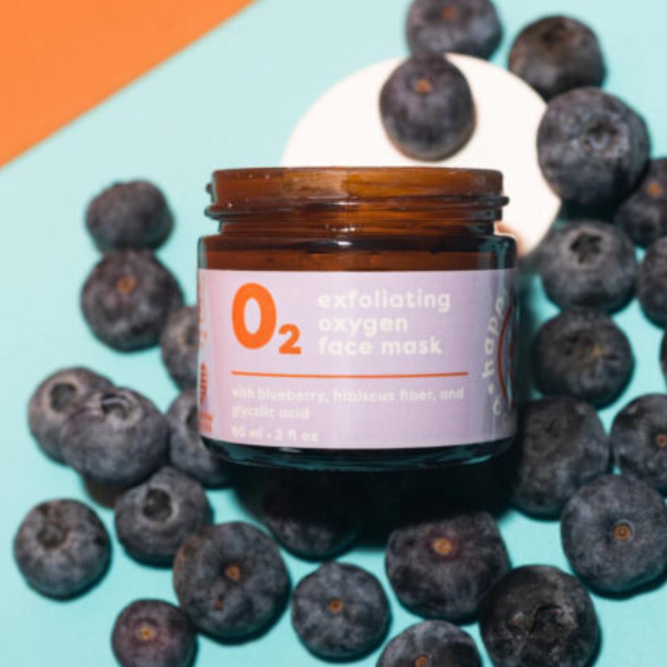 O2 Blueberry Oxygen Face Mask