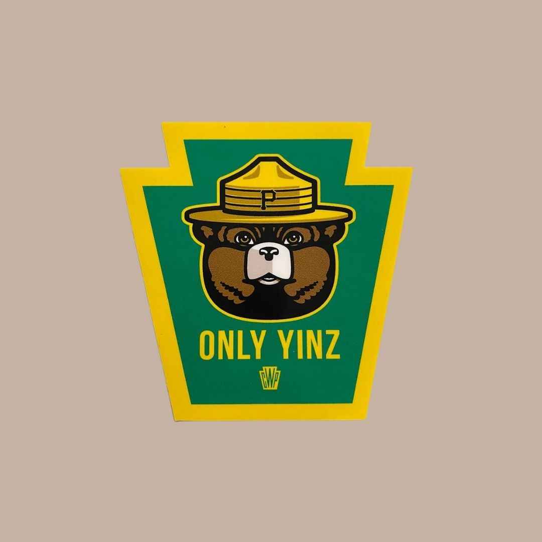 Only Yinz Keystone Smokey Sticker