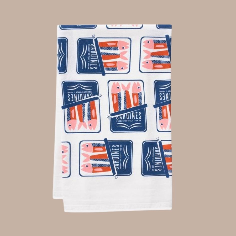 Sardine Tea Towel