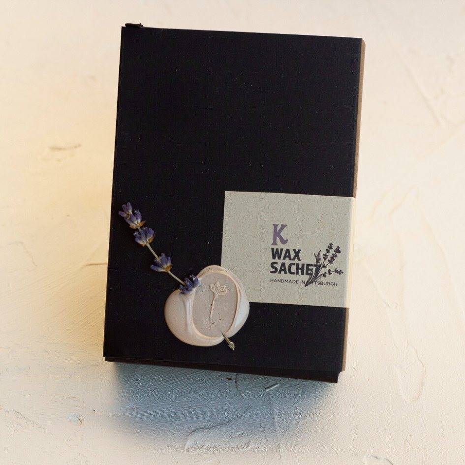 Scented Wax Sachet (Lilac & Lavender)-Box Builder Item-KINSHIP-Bride, bridesmaid, housewarming, kinship gift, LDT:GW:RESTRICT, Men, Sympathy, wedding-