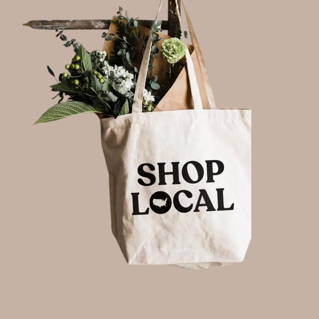 Shop Local Reusable Shopping Bag