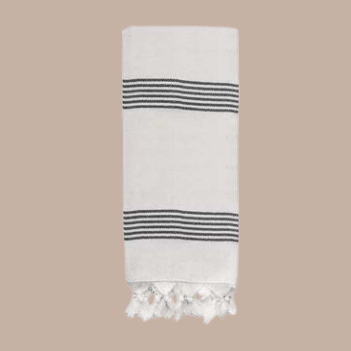 Turkish Tea Towel Black Stripes