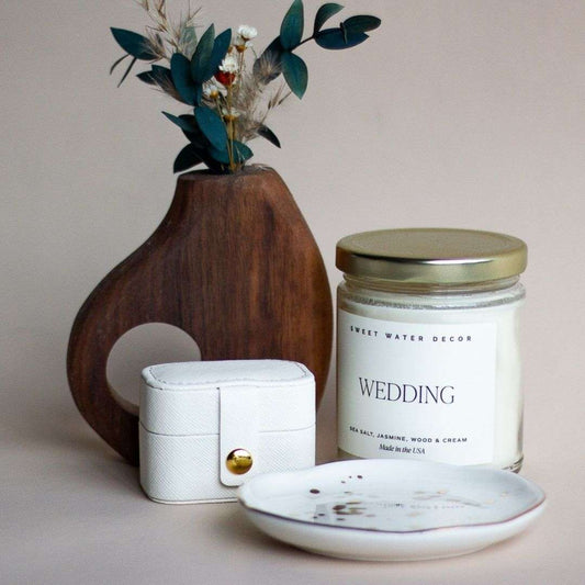 Wedding 9oz Soy Candle-Box Builder Item-Sweet Water Decor-Bride, bridesmaid, housewarming, LDT:GW:RESTRICT, Sweet Water Decor, wedding-