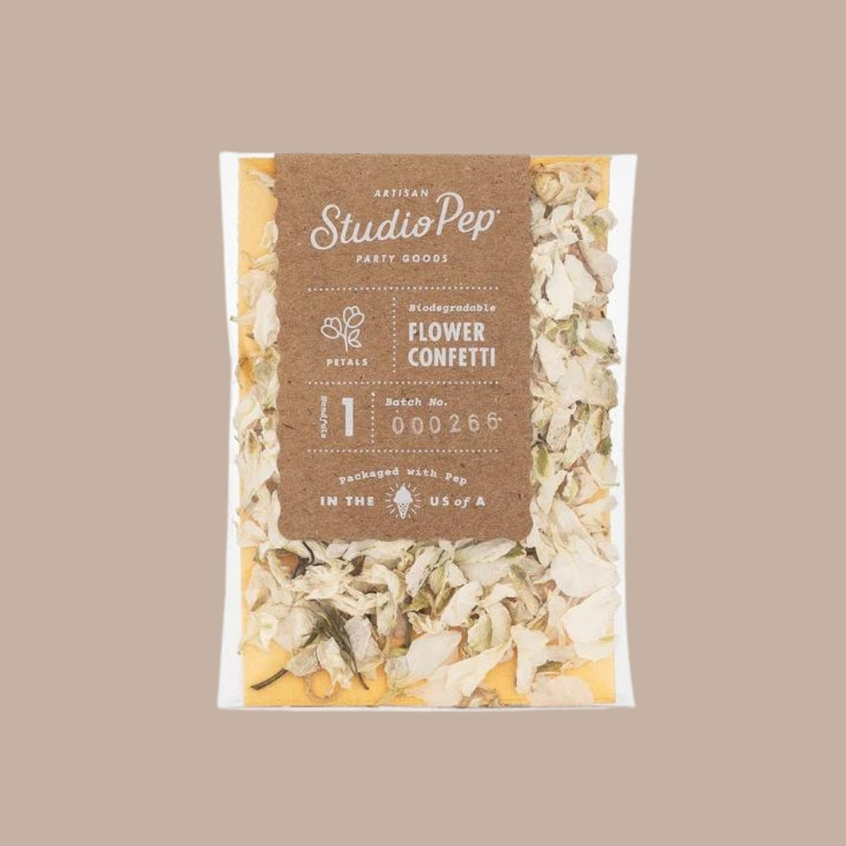 White Flower Petal Confetti
