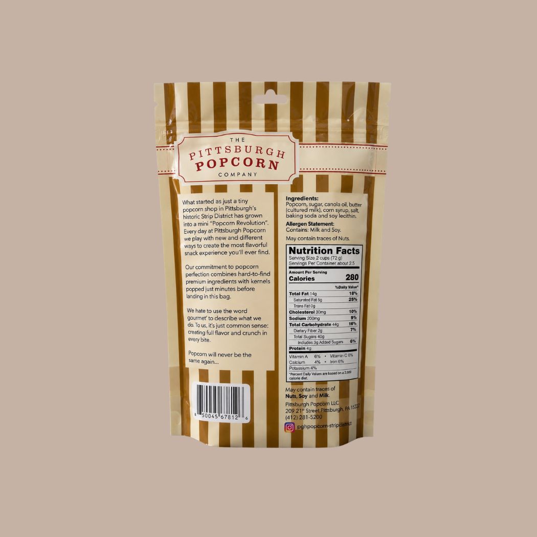 Pittsburgh Popcorn Bags (5 cups)