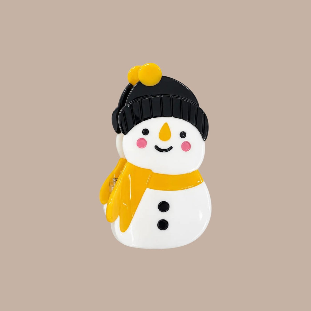 Pittsburgh Snowman Hair Claw
