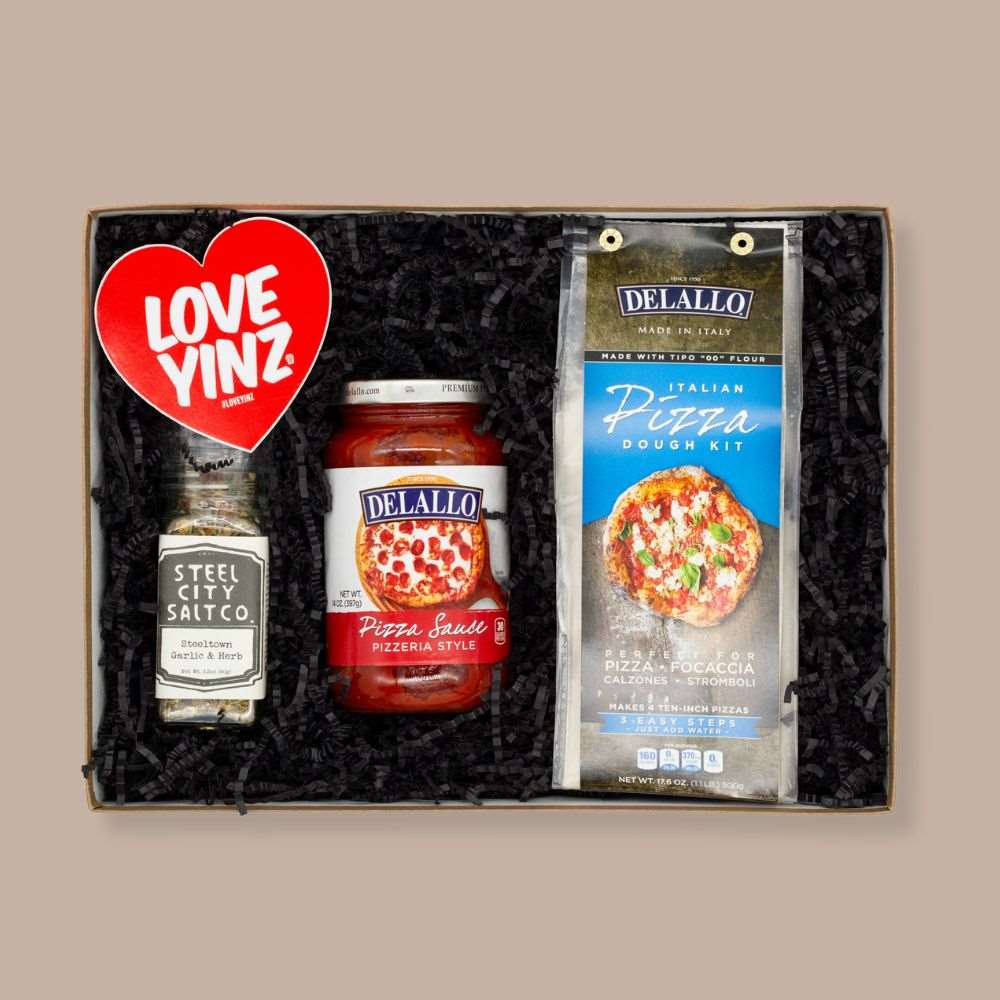 LOVE YINZ Pizza Making Gift Box - KINSHIP GIFT - Engagement Gift Box - KINSHIP GIFT -  - Pittsburgh - gift - boxes - gift - baskets - corporate - gifts - holiday - gifts