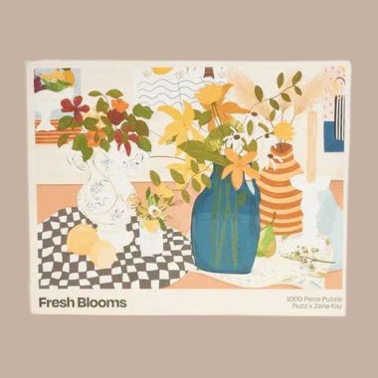 Fresh Blooms Puzzle - Puzz - Box Builder Item - KINSHIP GIFT - Bride, bridesmaid, housewarming, LDT:GW:RESTRICT, PUZZ, wedding - Pittsburgh - gift - boxes - gift - baskets - corporate - gifts - holiday - gifts