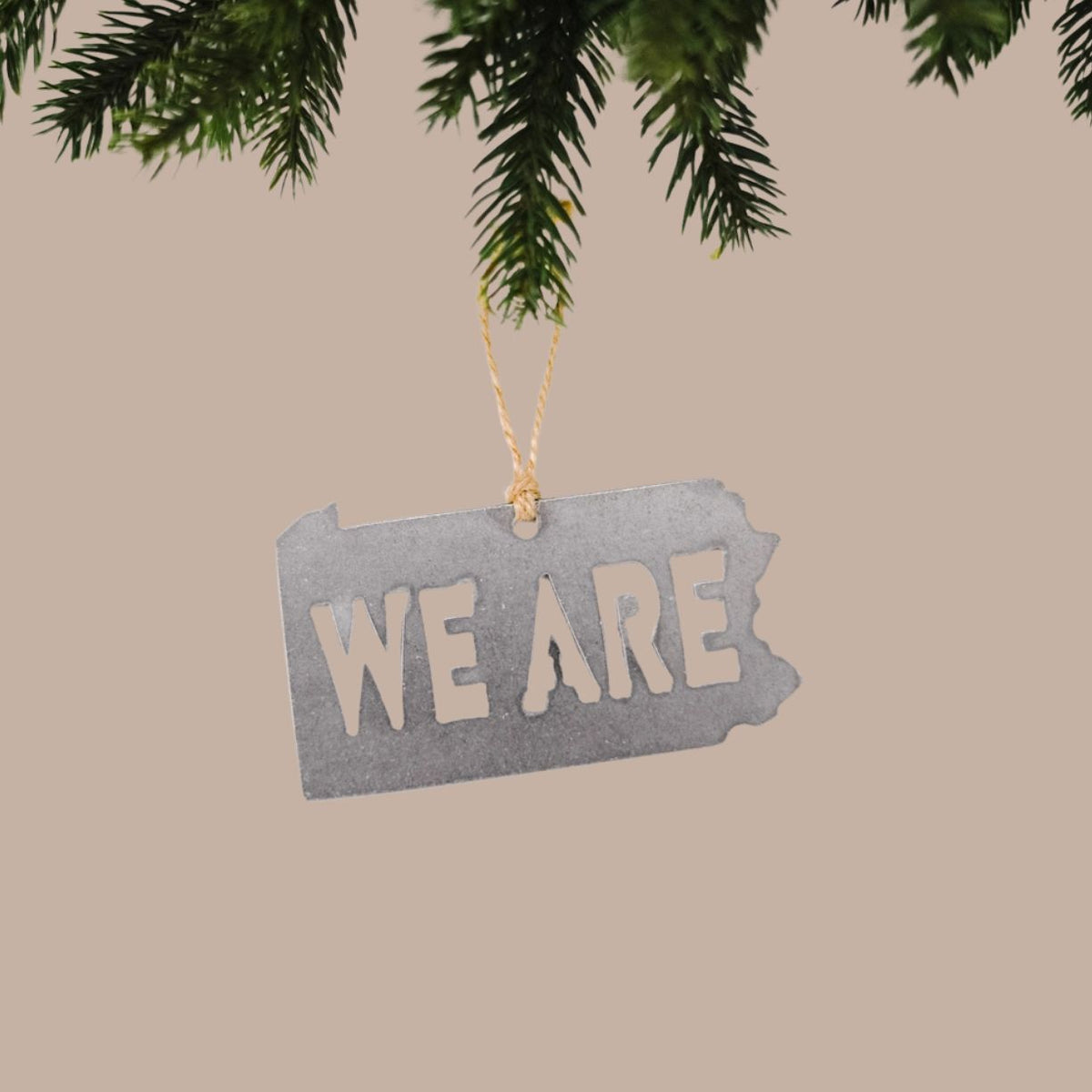 "WE ARE" PA Shaped Ornament