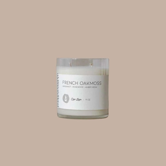 French Oakmoss 9oz Glass Candle