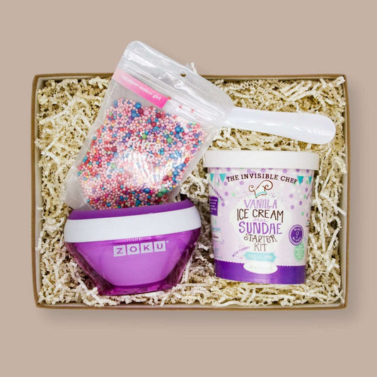 Ice Cream Making Kit Gift Box - KINSHIP GIFT - Family Gift - KINSHIP GIFT -  - Pittsburgh - gift - boxes - gift - baskets - corporate - gifts - holiday - gifts