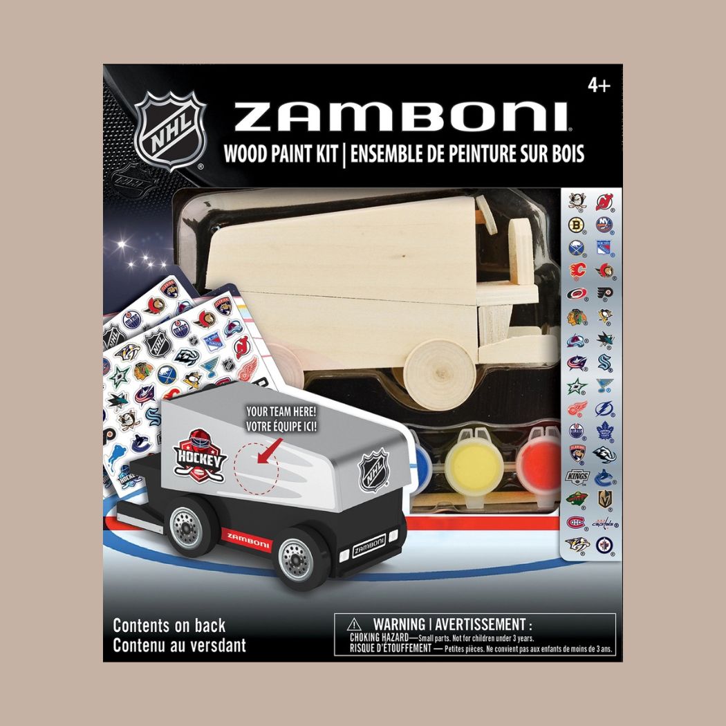 Nhl Zamboni Wood Paint Kit