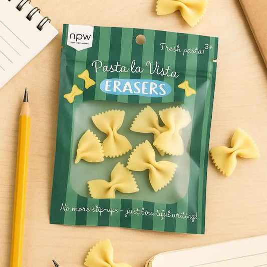 Pasta La Vista Mini Erasers