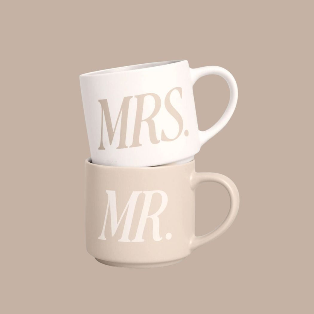 Mr and Mrs Mug Set