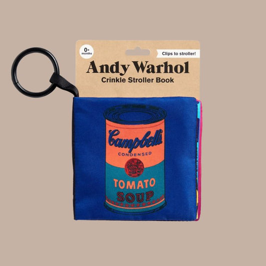 Andy Warhol Crinkle Fabric Stroller Book