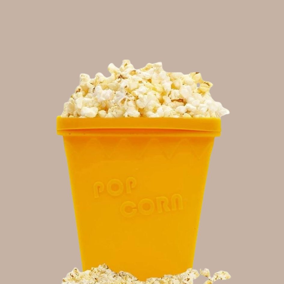 Silicone Popcorn Popper - KINSHIP GIFT - Box Builder Item - KINSHIP GIFT - Baking, Black & Gold, Cooking, housewarming, kinship gift, LDT:GW:RESTRICT, Men - Pittsburgh - gift - boxes - gift - baskets - corporate - gifts - holiday - gifts