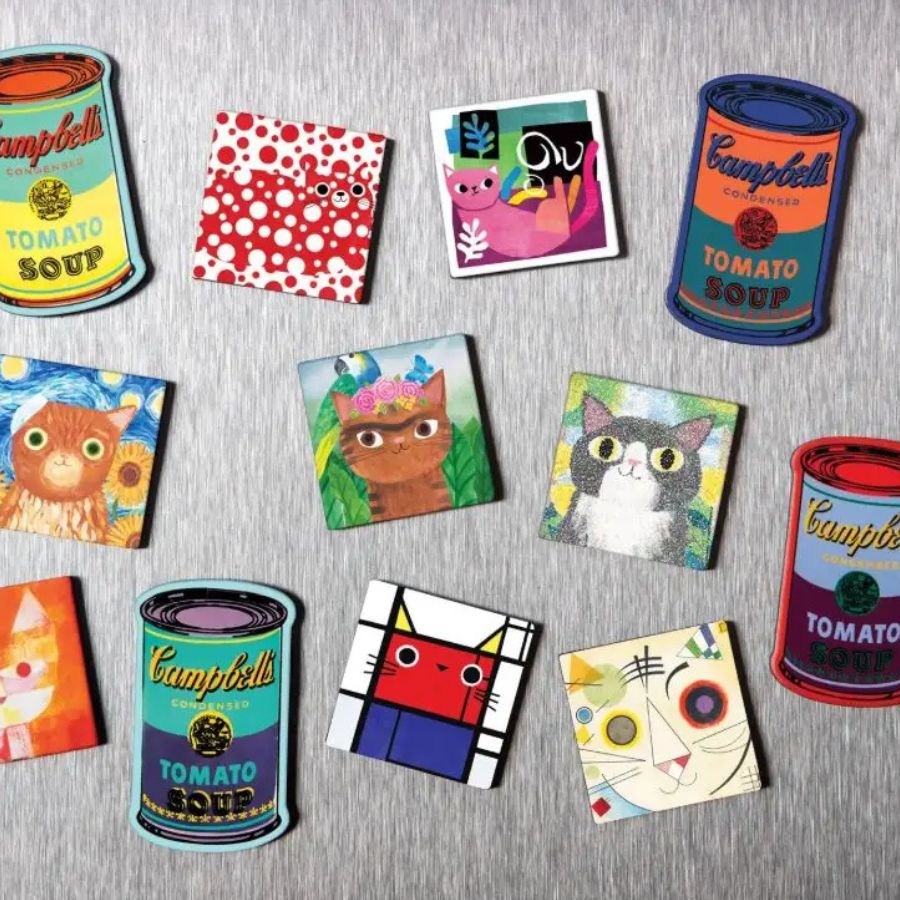 Andy Warhol Soup Can Magnets