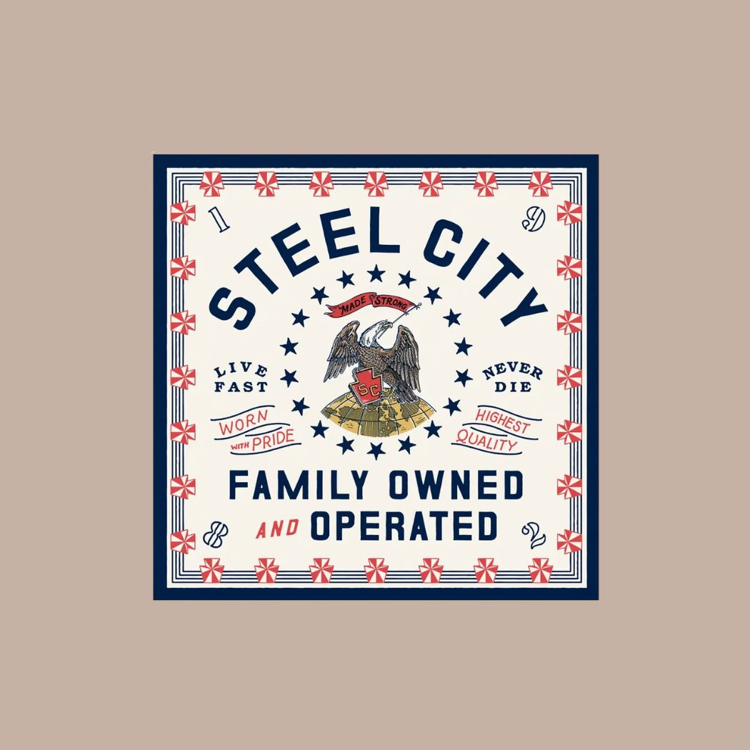 Steel City Eagle Bandana