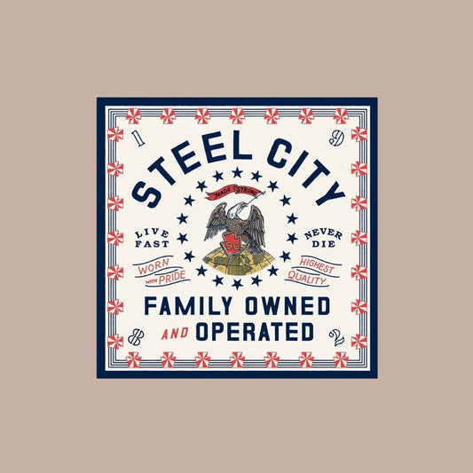 Steel City Eagle Bandana