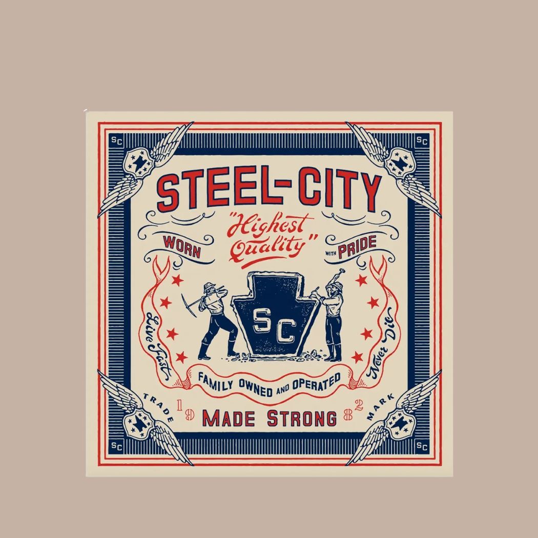 Steel City Made Strong Bandana