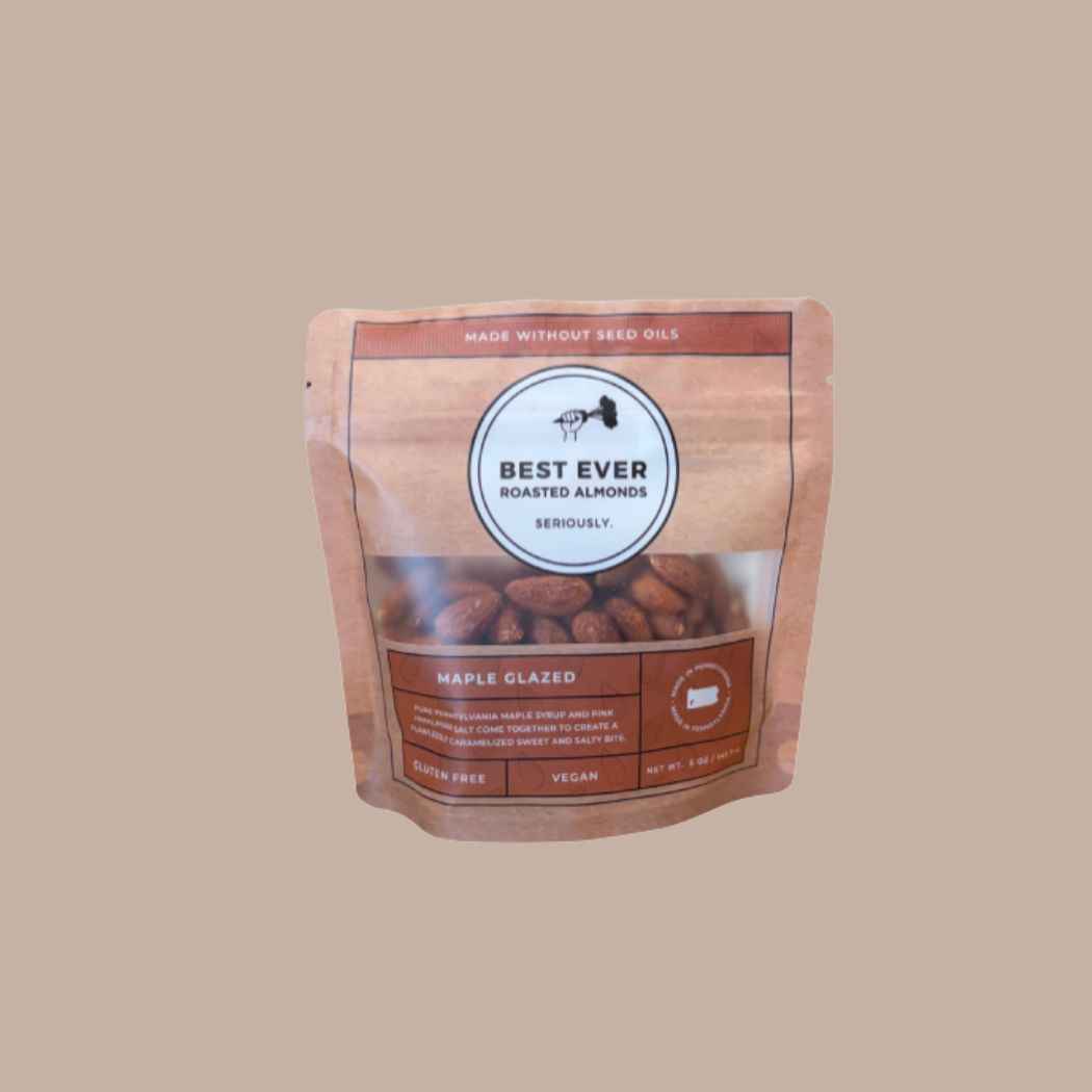 Maple Glazed Roasted Almonds