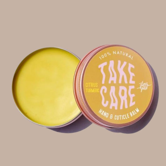 Take Care - Hand & Cuticle Balm - Citrus Turmeric - Glam & Grace - Box Builder Item - KINSHIP GIFT - Bath & Body, Beauty, Glam & Grace, LDT:GW:RESTRICT, Skincare - Pittsburgh - gift - boxes - gift - baskets - corporate - gifts - holiday - gifts