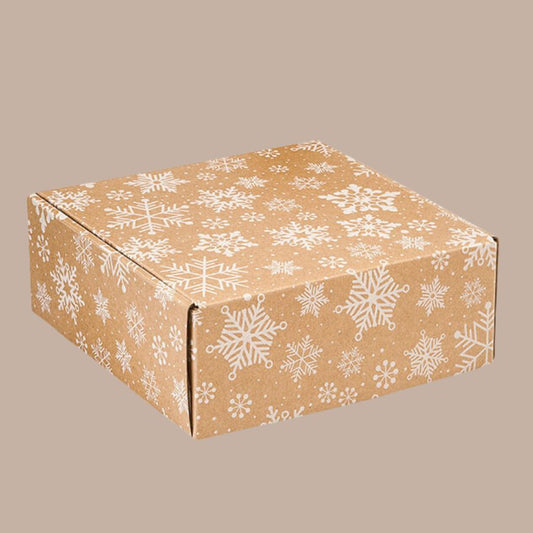 PACKAGING: Packed directly into winter snowflake mailer box with shredded paper-Box Builder Item-KINSHIP-KINSHIP GIFT