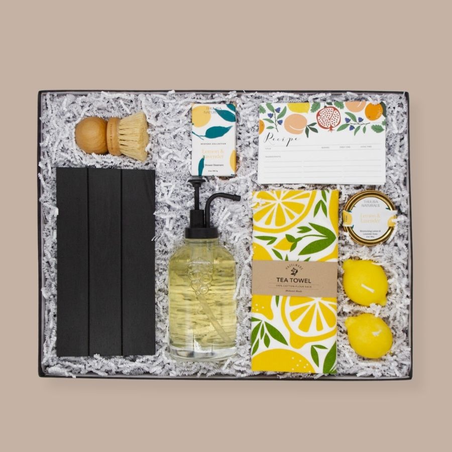 Eco Lemon Dish Soap in Glass Bottle