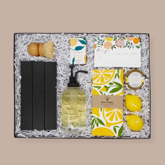 Eco Lemon Dish Soap in Glass Bottle