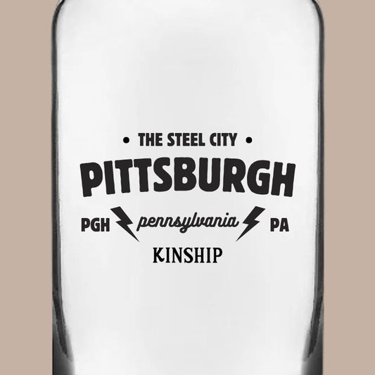 Kinship Pittsburgh Glass Can Cup
