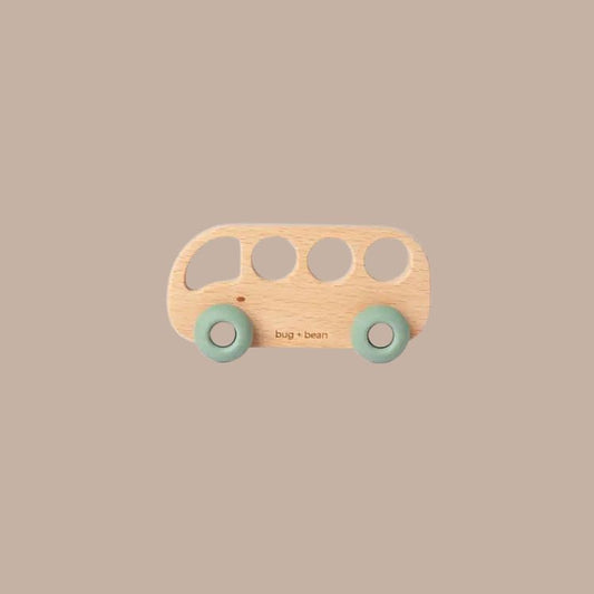 Wooden Toy Bus