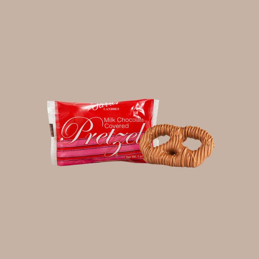 Individual Milk Chocolate Covered Pretzels